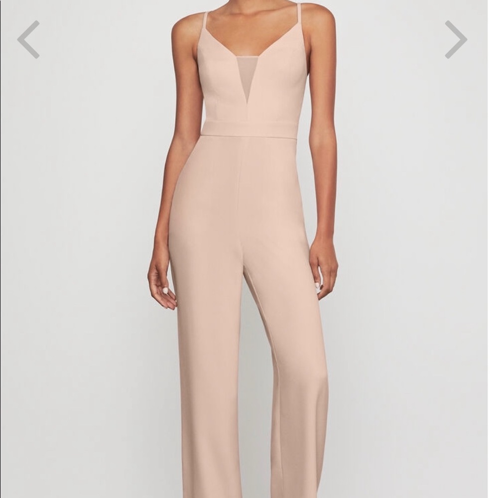 Bcbgmaxazria Sleeveless Georgette Jumpsuit